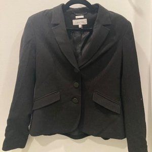 Calvin Klein stretch black blazer, size 4